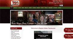 Desktop Screenshot of naplesitalianrestaurant.net